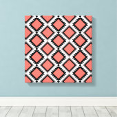 Aztec-Muster Leinwanddruck (Insitu (Holzboden))