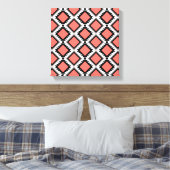 Aztec-Muster Leinwanddruck (Insitu (Schlafzimmer))