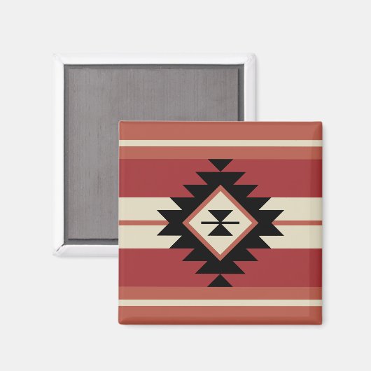 Aztec-Muster Magnet (Vorderseite/Rückseite)