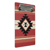 Aztec-Muster Mini Klemmbrett (Schrägansicht)