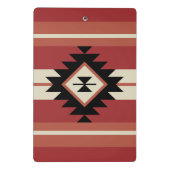 Aztec-Muster Mini Klemmbrett (Rückseite)