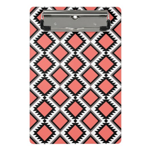 Aztec-Muster Mini Klemmbrett (Vorderseite)