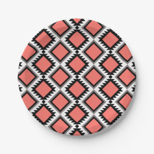 Aztec-Muster Pappteller