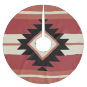 Aztec-Muster Polyester Weihnachtsbaumdecke (Vorderseite)