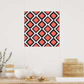 Aztec-Muster Poster (Küche)