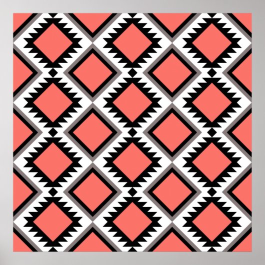 Aztec-Muster Poster (Vorne)