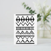 Aztec-Muster Postkarte (Stehend Vorderseite)