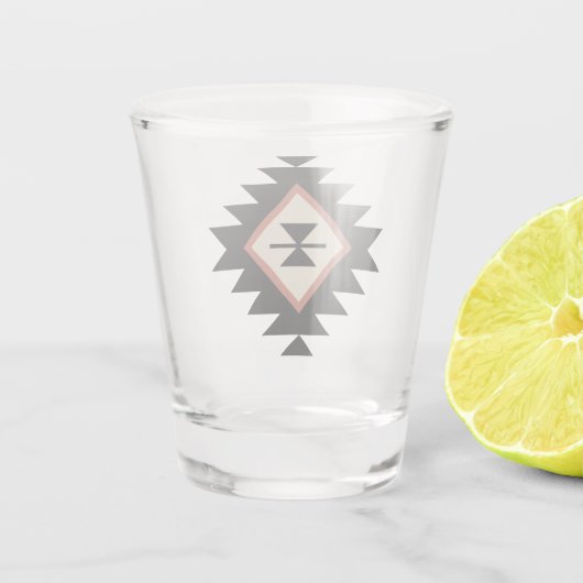 Aztec-Muster Schnapsglas (Rückseite)
