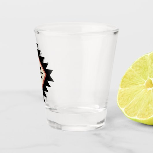 Aztec-Muster Schnapsglas (Rechts)