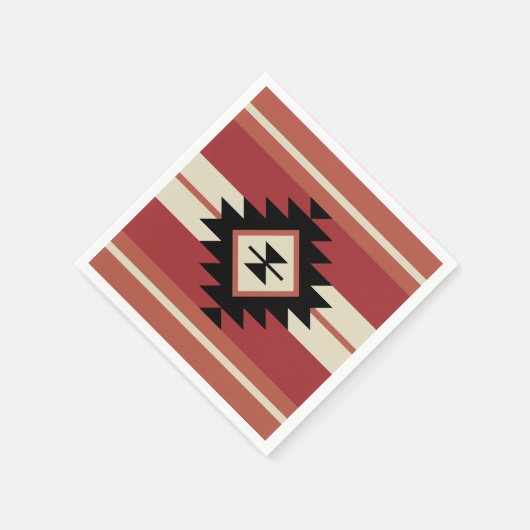 Aztec-Muster Serviette (Ecke)
