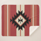 Aztec-Muster Sherpadecke (Vorderseite (Horizontal))