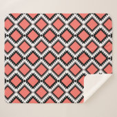 Aztec-Muster Sherpadecke (Vorderseite (Horizontal))