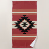 Aztec-Muster Strandtuch (Vorderseite)