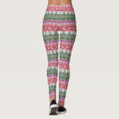 Aztec Muster, Streifen / Leggings (Rückseite)