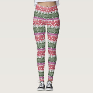 Aztec Muster, Streifen / Leggings