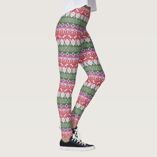 Aztec Muster, Streifen / Leggings (Rechts)