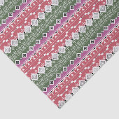 Aztec Muster, Streifen. Seidenpapier (Ausschnitt)