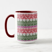 Aztec Muster, Streifen. Tasse (Links)