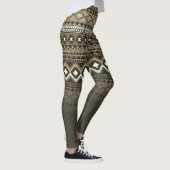 Aztec-Muster stylisch Leggings (Rechts)