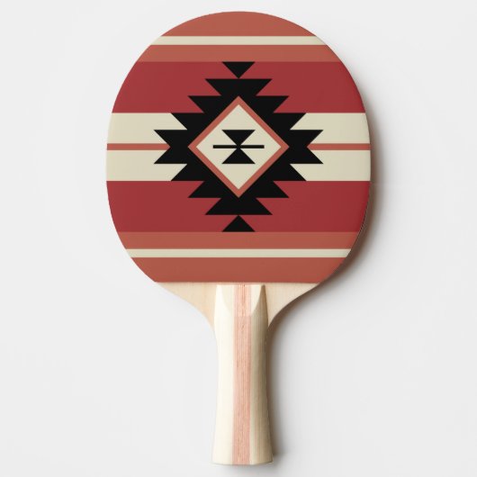Aztec-Muster Tischtennis Schläger (Vorderseite)