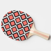 Aztec-Muster Tischtennis Schläger (Seitenansicht)