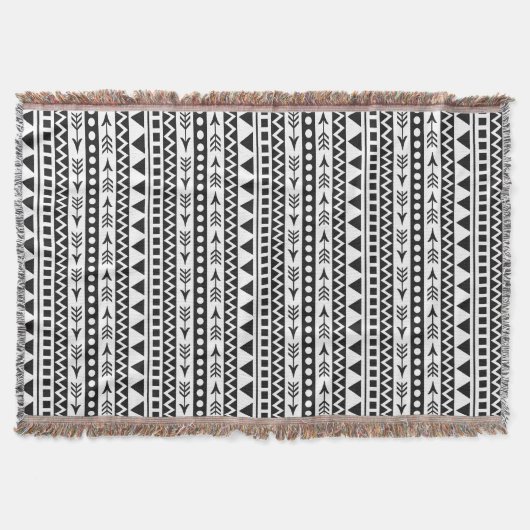 Aztec-Muster-Wurfdecke Decke (Vorderseite)