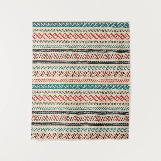 Aztec-Mustertapestry Wandteppich (Vorderseite)
