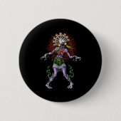 Aztec Mythology Deity Tzitzimitl Button (Vorderseite)