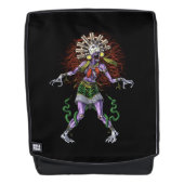 Aztec Mythology Deity Tzitzimitl Rucksack (Vorderseite)