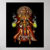 Aztec Mythology God Managua Poster (Vorne)