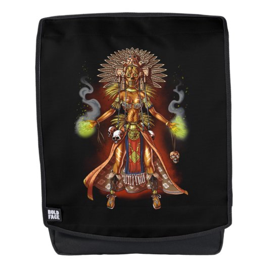 Aztec Mythology God Managua Rucksack (Vorderseite)