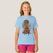 Aztec Mythology God Managua T-Shirt (Vorne ganz)
