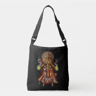 Aztec Mythology God Managua Tragetaschen Mit Langen Trägern