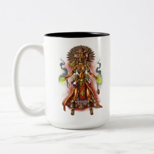 Aztec Mythology God Managua Zweifarbige Tasse