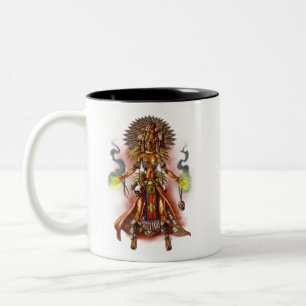 Aztec Mythology God Managua Zweifarbige Tasse