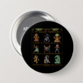 Aztec Mythology Monsters Button (Vorne & Hinten)