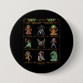 Aztec Mythology Monsters Button (Vorderseite)