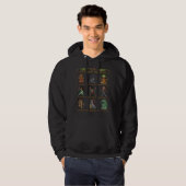 Aztec Mythology Monsters Hoodie (Vorne ganz)