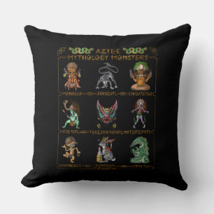 Aztec Mythology Monsters Kissen