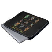 Aztec Mythology Monsters Laptopschutzhülle (Vorne Knopf)