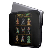 Aztec Mythology Monsters Laptopschutzhülle (Vorderseite Links)