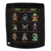 Aztec Mythology Monsters Rucksack (Abnehmbare Front)