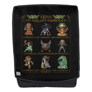 Aztec Mythology Monsters Rucksack