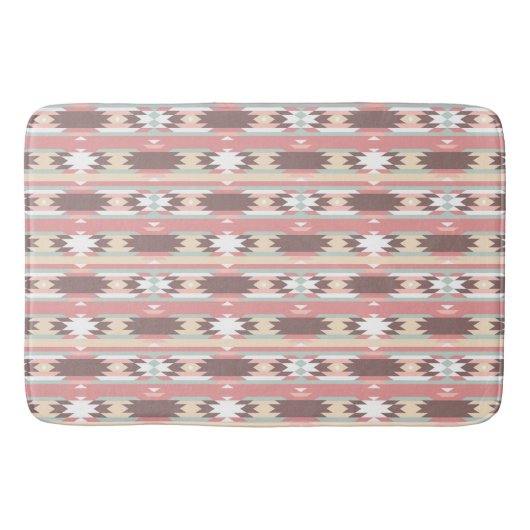 Aztec Native American Design Bath Mat Badematte (Vorderseite)