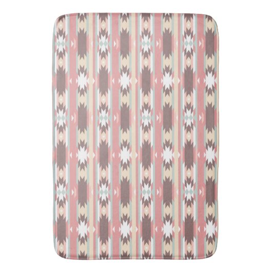 Aztec Native American Design Bath Mat Badematte (Vorderseite Vertikal)