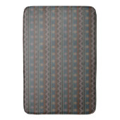 Aztec Native American Geometric Design Bath Mat Badematte (Vorderseite Vertikal)
