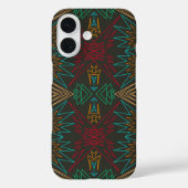 Aztec Native American Geometric Lined Pattern Art Case-Mate iPhone Hülle (Rückseite)