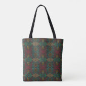 Aztec Native American Geometric Lined Pattern Art Tasche (Rückseite)