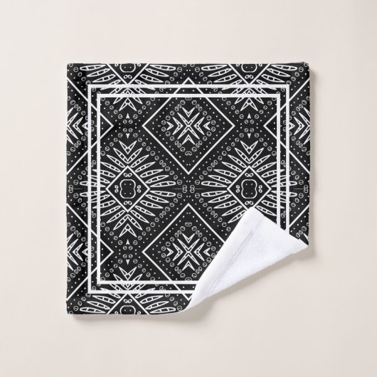 Aztec Native Pattern Badetuch Set (Waschlappen)