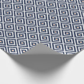 Aztec Navajo Ethnic Seamless Pattern Geschenkpapier (Ecke)